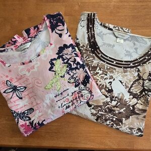 2 CJ Banks Tops. Women's XXL